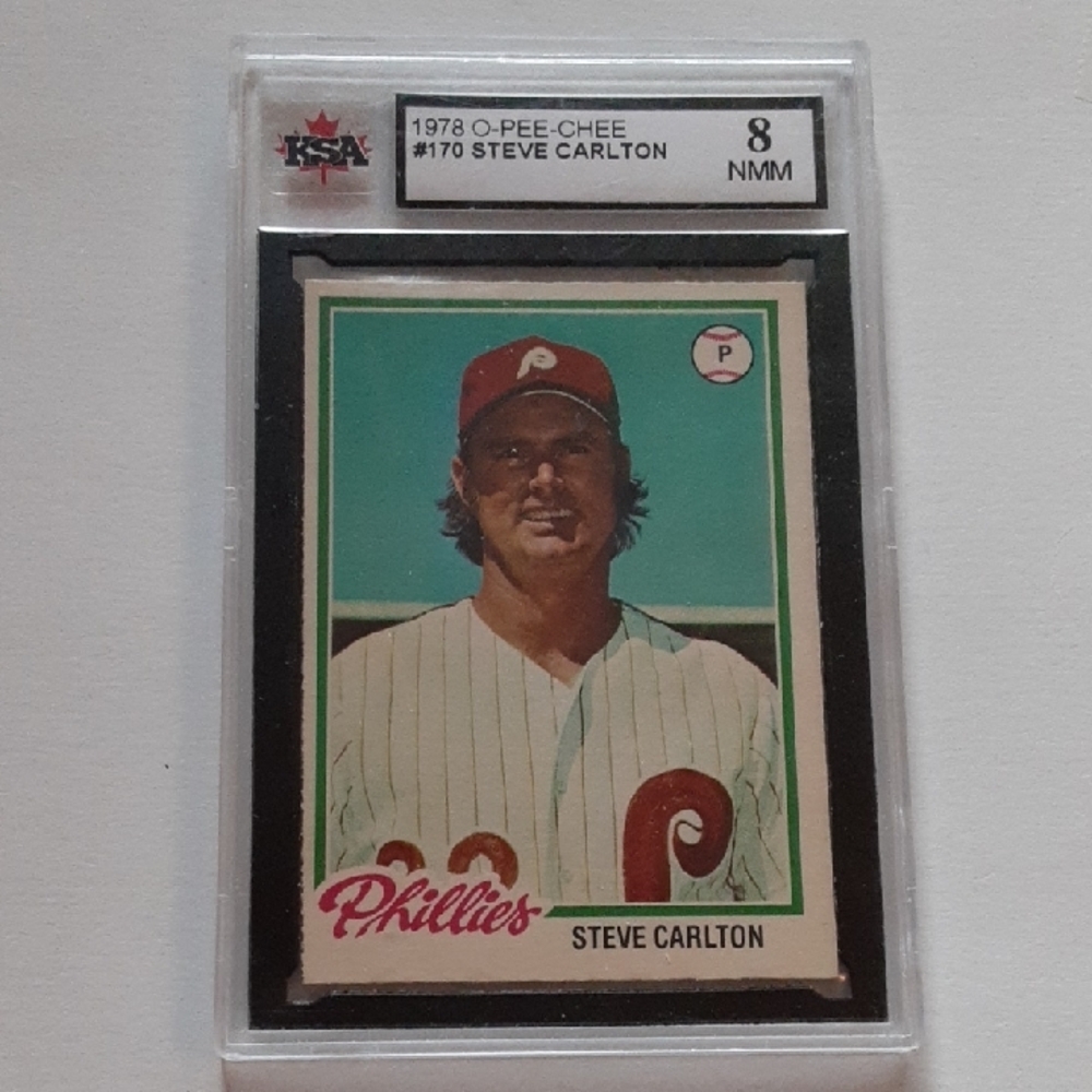 Graded 1978 O-Pee-Chee Steve Carlton Baseball Card